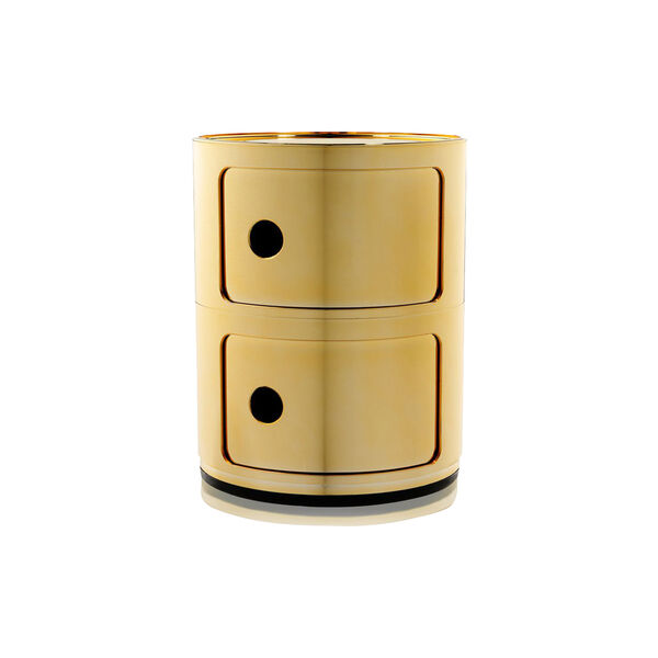 Componibili 2 elementi oppbevaringsbord, oro, Kartell