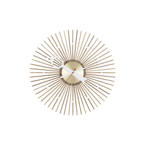 Popsicle Clock, walnut, Vitra 