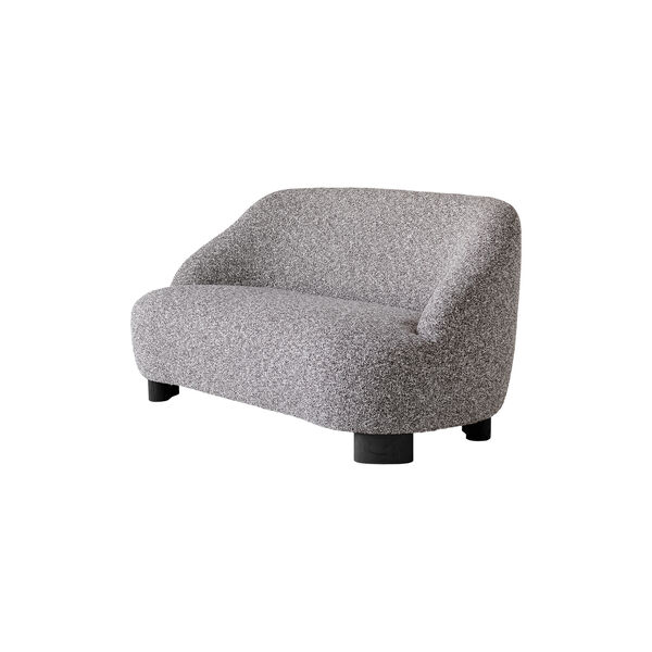 Margas 2-seter sofa LC3, gr&aring;/sort, &Tradition