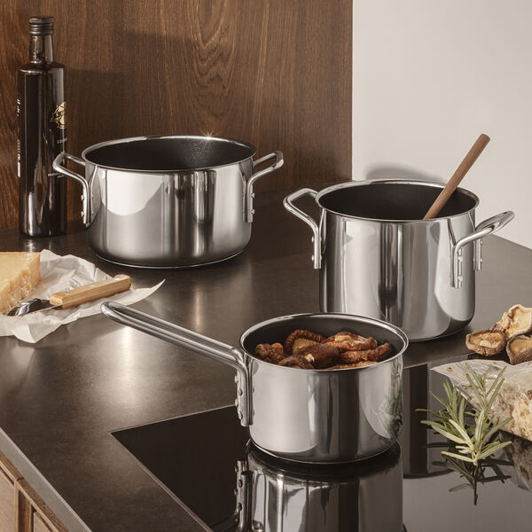 Stainless Steel Gryte keramisk Slip-Let&reg;- belegg 2,2 L, Eva Trio