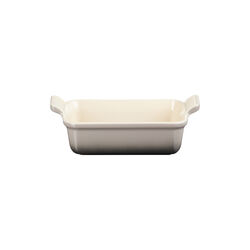 Heritage rektangulært fat 19 cm, flint, Le Creuset