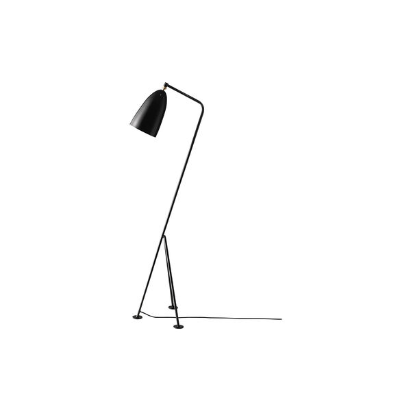 Gräshoppa Floor Lamp, black semi matt Gräshoppa Floor Lamp, black semi matt, GUBI