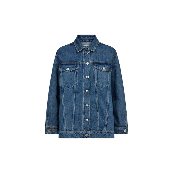 TRW-Arizona Oversize Denim Jacket Wash Long Beach, denim blue TRW-Arizona Oversize Denim Jacket Wash Long Beach, denim blue, Tomorrow