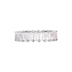 Baguette Alliance Ring, Crystal Haze
