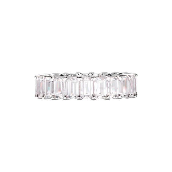 Baguette Alliance Ring, Crystal Haze