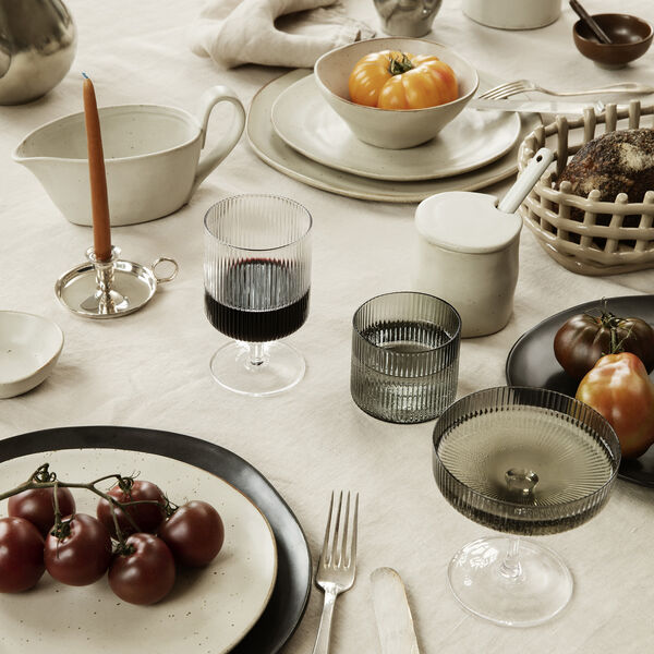 Ripple vinglass, 2 stk., ferm LIVING