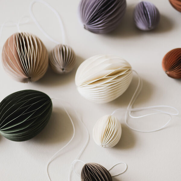 OVOID påskepynt small, white, DBKD