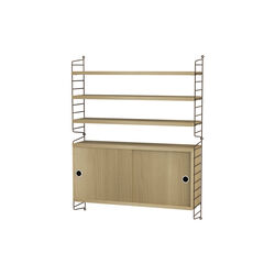 Living Bundle I, brown/oak, String Furniture