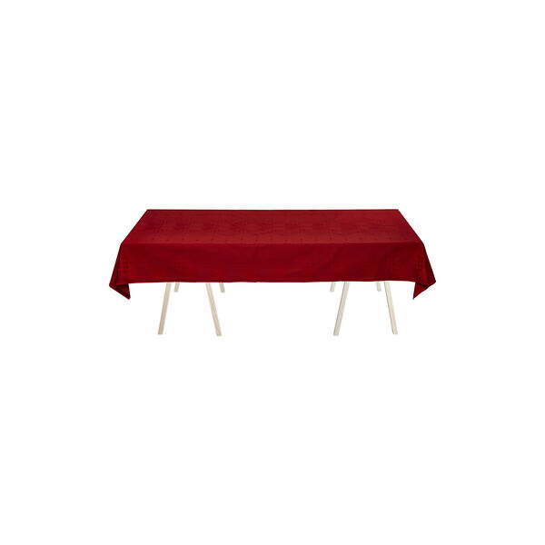 Juleduken Damaskduk, deep red, Georg Jensen Damask