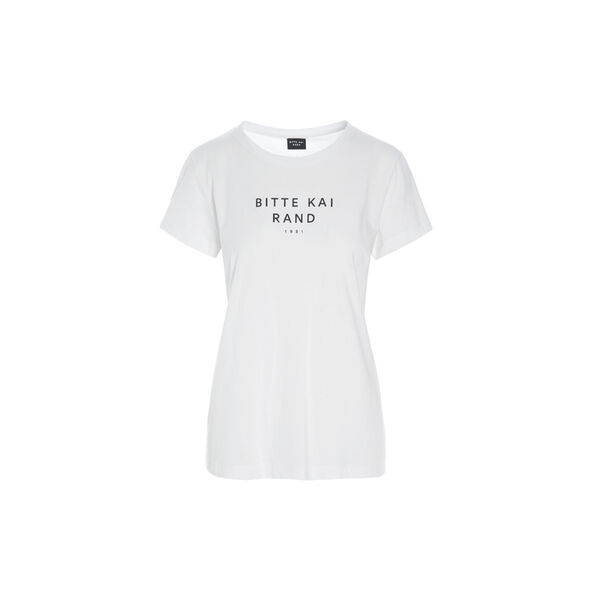 Logo t-skjorte, hvit, BITTE KAI RAND