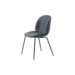 Beetle Dining Chair Fully Upholstered, Around Bouclé 023/black matt, GUBI