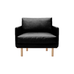 Emo lenestol, SemiAni Black/naturoljet eik, Bruunmunch Furniture