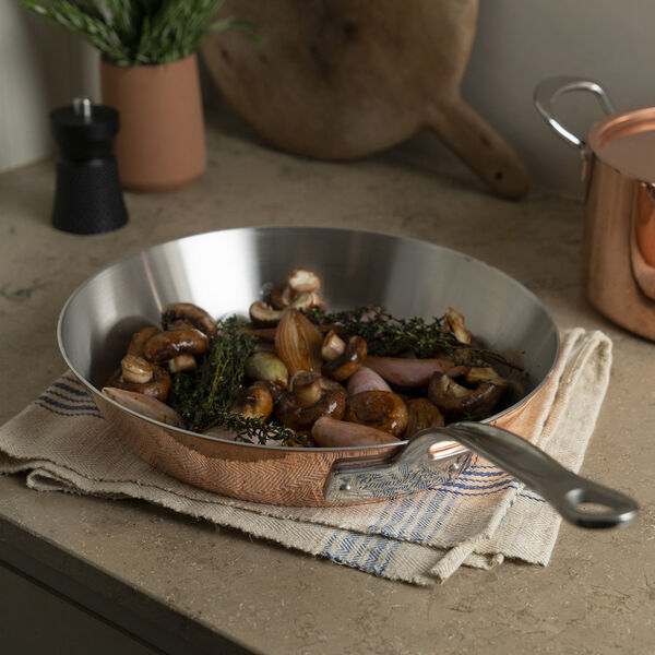 Stekepanne i kobber 28 cm, kobber, Samuel Groves