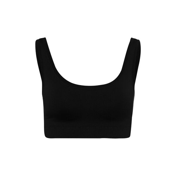 Padded Crop Top, black, HANRO