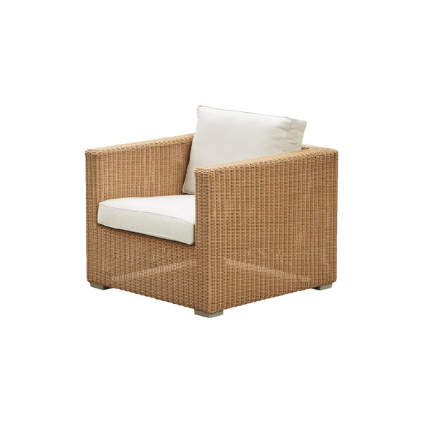 Chester loungestol, natural/white, Cane-line