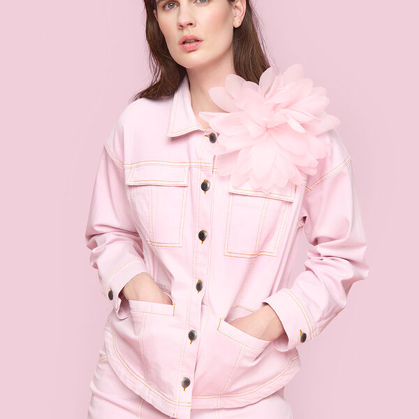 Jinzu jakke, pale pink, BITTE KAI RAND