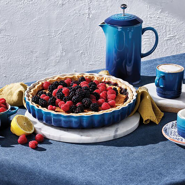 Heritage paiform, azure blue, Le Creuset