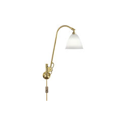Bestlite BL6 vegglampe, benporselen/messing, GUBI