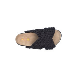 Woven sandaler, black, Inuikii