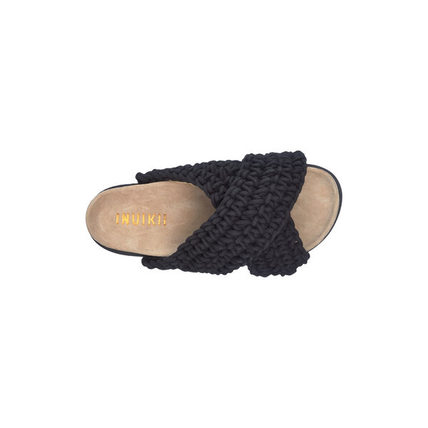Woven sandaler, black, Inuikii