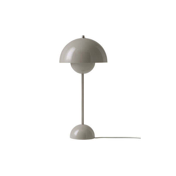 Flowerpot VP3 bordlampe, grå beige Flowerpot VP3 bordlampe, grå beige, &Tradition