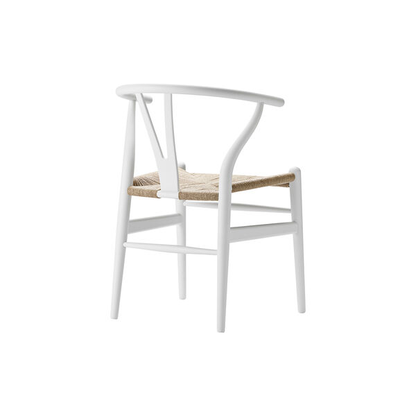 CH24 Y-stolen spisebordsstol, soft white, Carl Hansen & S&oslash;n
