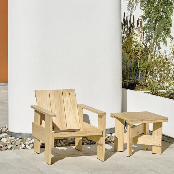 Crate Lavt bord, tre, HAY