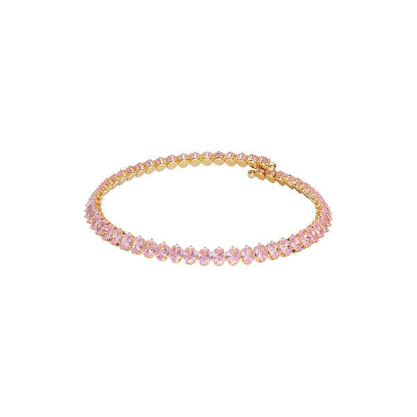 Glim halskjede, rosa, Hadeland Glassverk