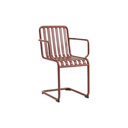 Palissade Cantilever Armchair, iron red, HAY