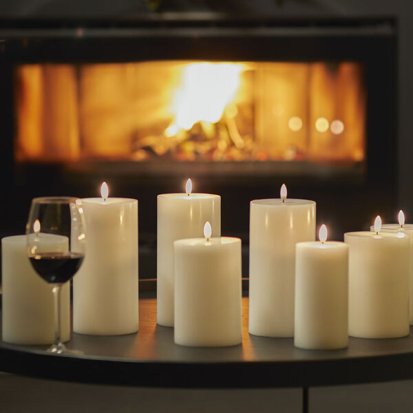 LED Pillar Candle 15 cm, Uyuni Lighting