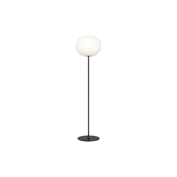 Glo-Ball F3 Floor Lamp, black/opal, Flos