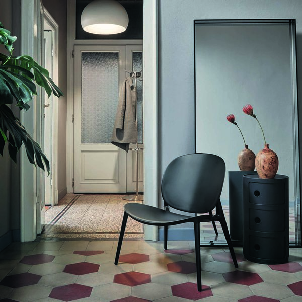 COMPONIBILI RECYCLED 3 ELEMENTI oppbevaringsbord, black, Kartell