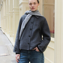 LR-ELOISE 20 Scarf, lt grey melange, Levet&eacute; Room