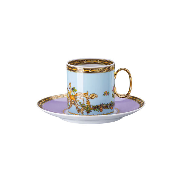 Cup/Saucer 4 tall, le jardin de versace, Rosenthal x Versace