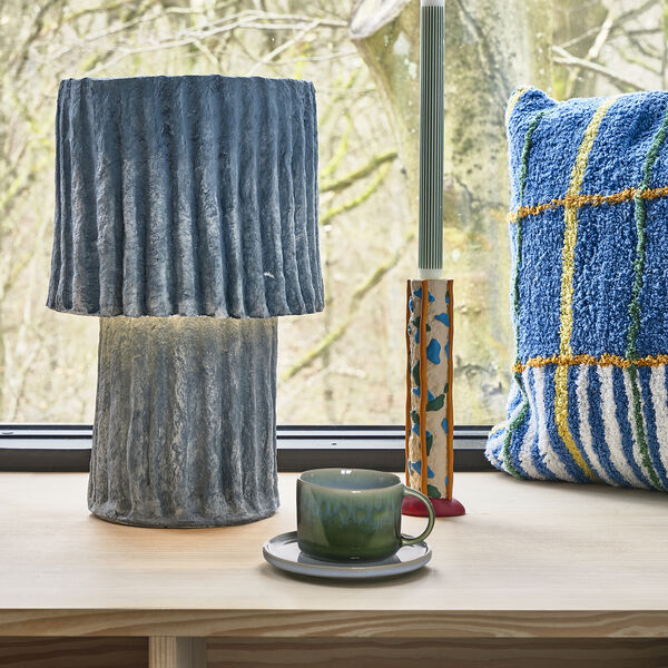 Styles krus med hank 2 stk., grønn/blå, Villa Collection