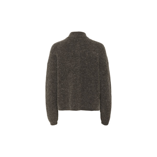 AlphaGZ short cardigan, chestnut melange AlphaGZ short cardigan, chestnut melange, Gestuz