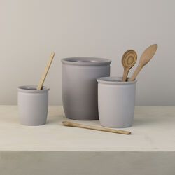 Knabstrup Syltekrukke 1 L, grey, Knabstrup Keramik