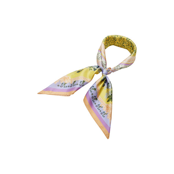 Sherbert Garden silkeskjerf, lilla/gul/rosa, Flora Danica Denmark