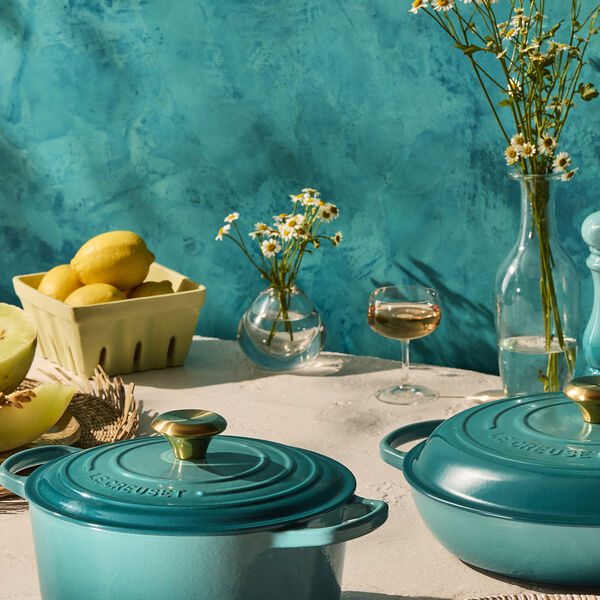 Minigryte 0,25 L, bleu riviera, Le Creuset