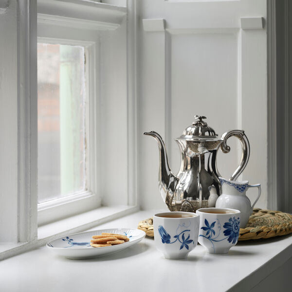 Bl&aring; Mega Riflet asiett 23,5 cm, Royal Copenhagen