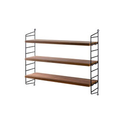 String® Pocket, walnut/black String® Pocket, walnut/black, String Furniture