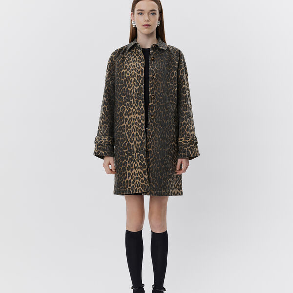 FilipaSW Coat, light brown leopard, Sofie Schnoor
