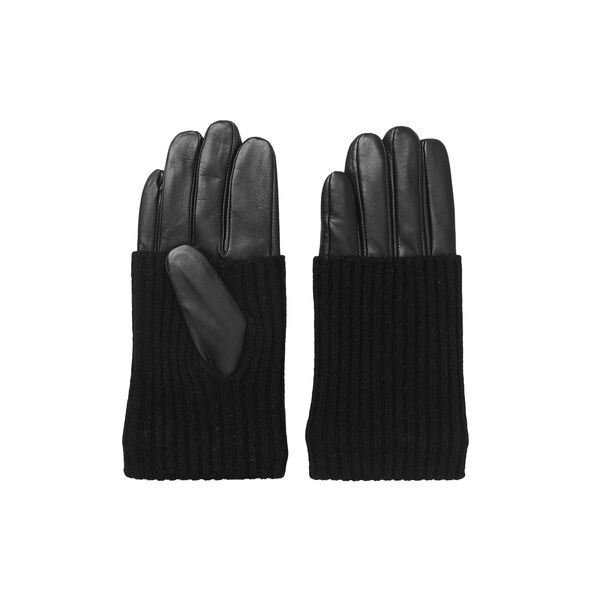 Day Leather Knit Glove, black, DAY ET