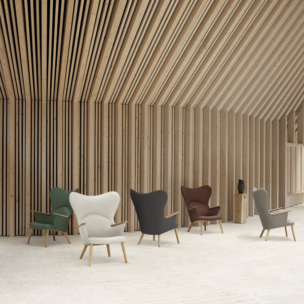 CH78 Mama Bear loungestol, umber 61275, Carl Hansen & S&oslash;n