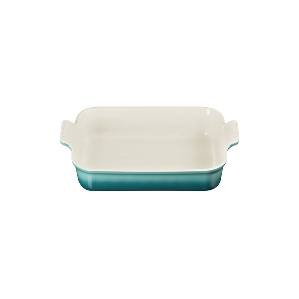 Heritage rektangul&aelig;rt fat 32 cm, bleu riviera, Le Creuset