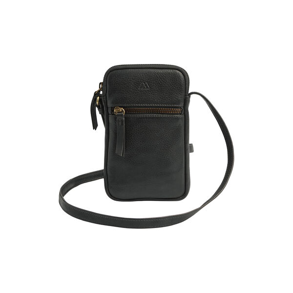 RiverMBG Mini Cross. Bag Vintage, black w/br. gold, Markberg