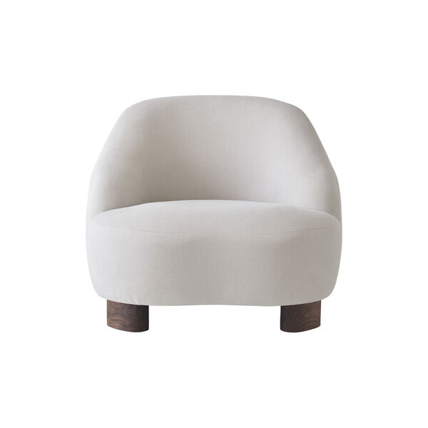 Margas LC1 loungestol, hvit/valn&oslash;tt, &Tradition