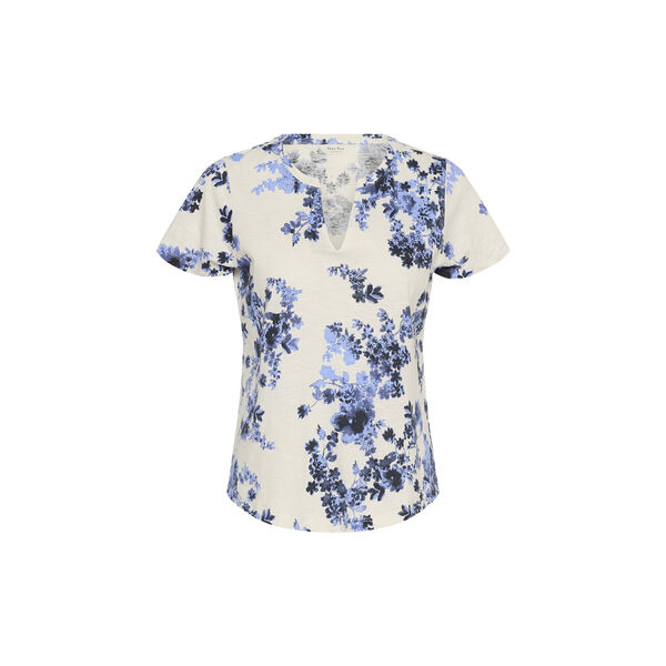 GesinasPW TShirt, blue shadow flower, Part Two
