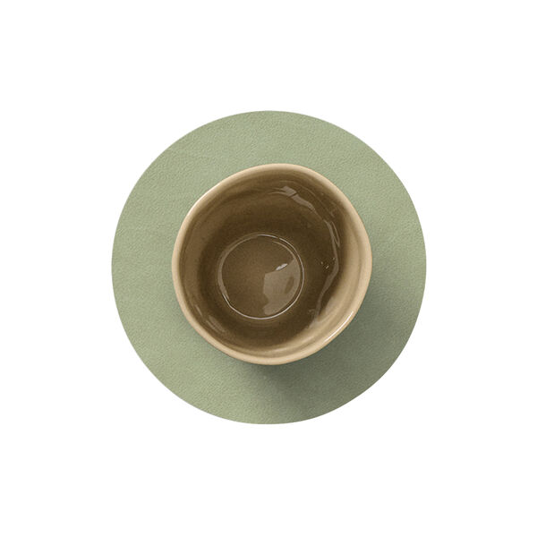 Nupo glassbrikke Circle, olive green, LIND DNA