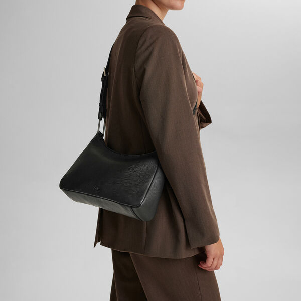 NuriaMBG Crossbody Bag Grain, black, Markberg